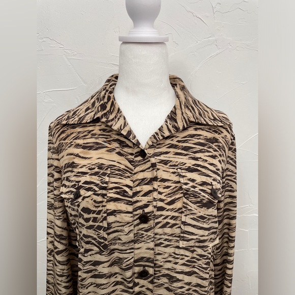 Ellen Tracy 100% Silk Sequoia Midi Dress - Picture 4 of 14